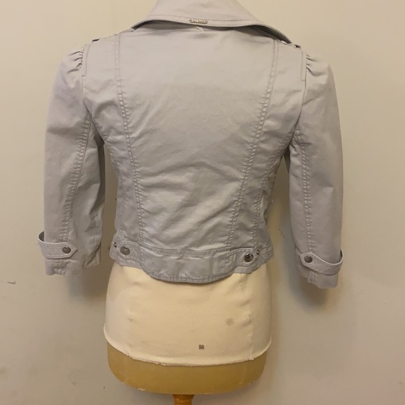 Juicy Couture Light Gray Utility Jacket, Small - Picture 8 of 13